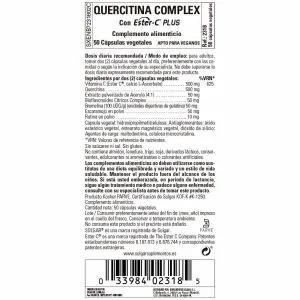 Quercitina Complex – 50 Cápsulas Veganas