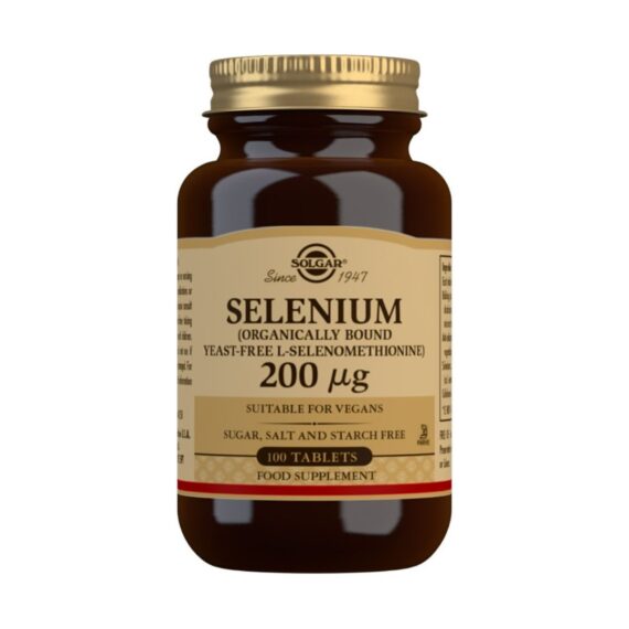 Selenio 200 mcg Sin Levadura - 100 Comprimidos