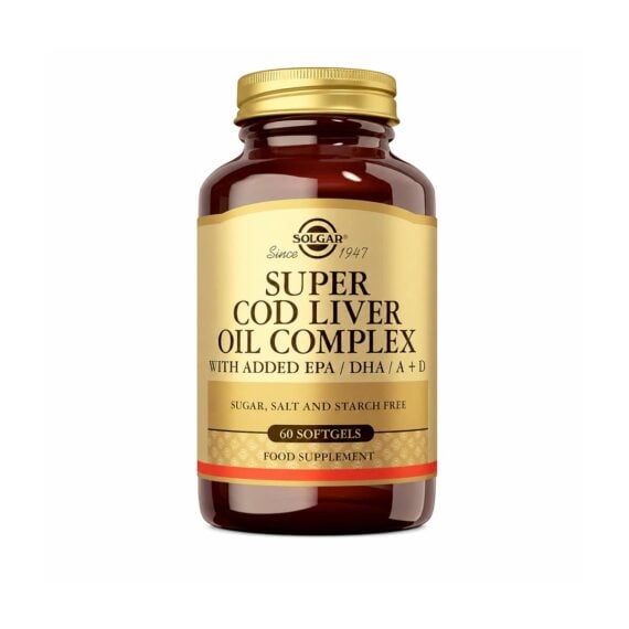 Aceite de Hígado de Bacalao Complex - 60 Cápsulas Blandas