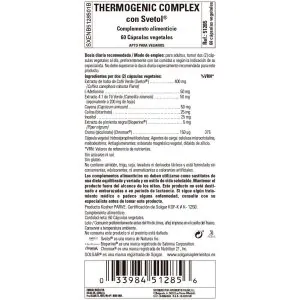 Thermogenic Complex con Svetol – 60 Cápsulas Veganas