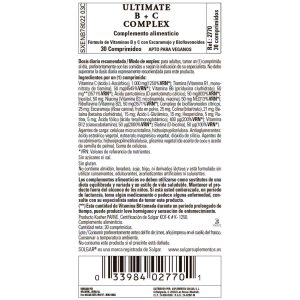Ultimate B+C Complex – 30 Comprimidos