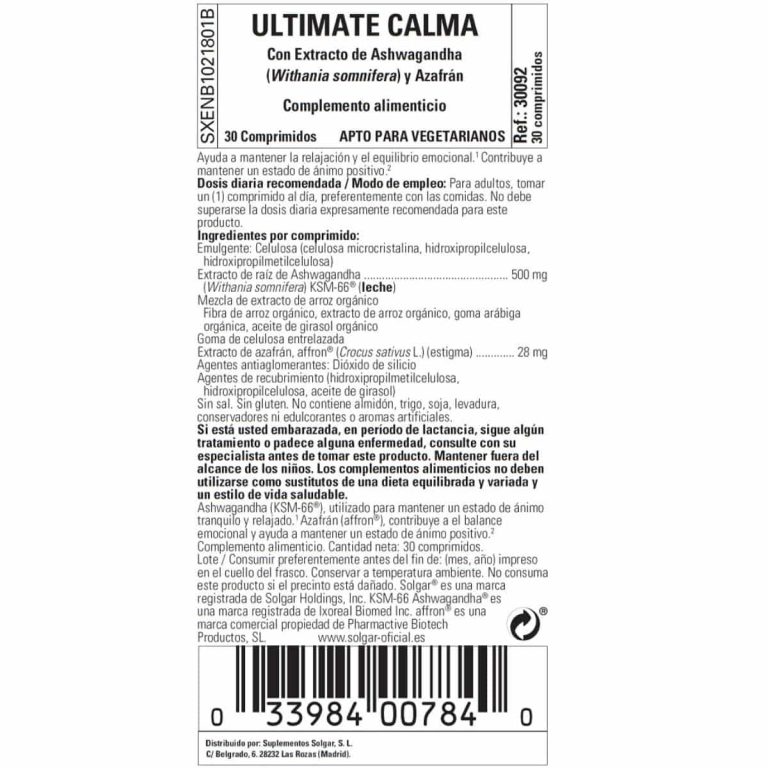 Ultimate Calm – 30 Comprimidos