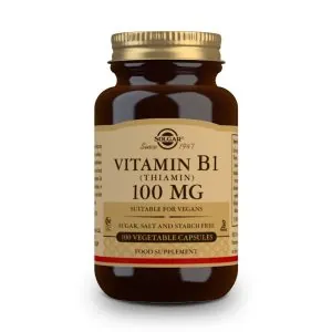 Vitamina B1 – 100mg – 100 Cápsulas Veganas