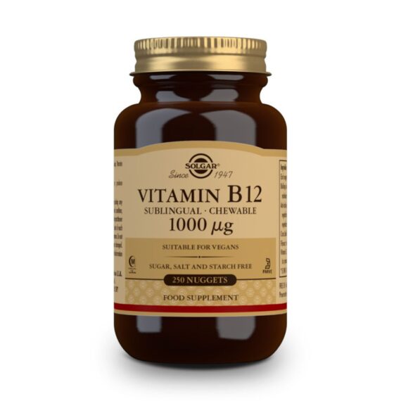 Vitamina B12 - 1000 mcg - 250 Comprimidos Masticables