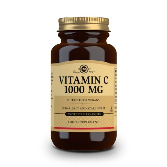 Vitamina C 1000 mg - 250 Cápsulas Veganas