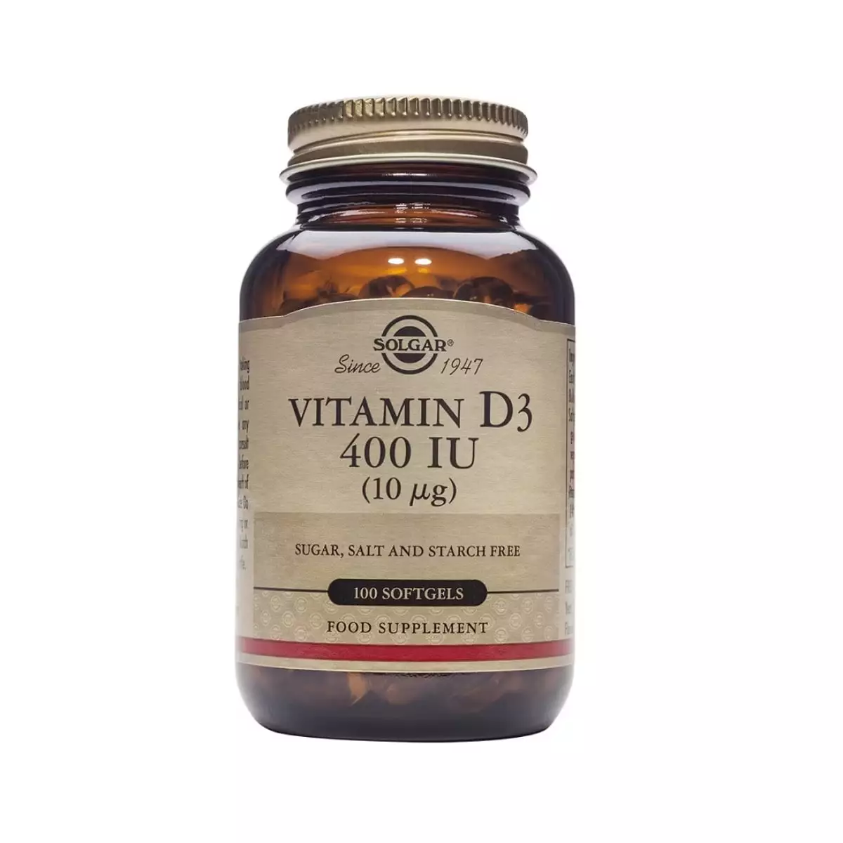 Vitamina D3 4000ui – 10 mcg – 100 Perlas