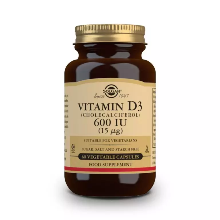 Vitamina D3 600ui – 15 mcg – 60 Cápsulas Veganas