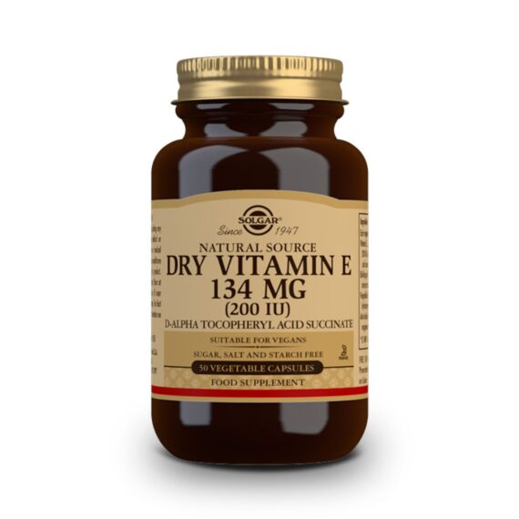 Vitamina E seca 200ui - 50 Cápsulas Veganas