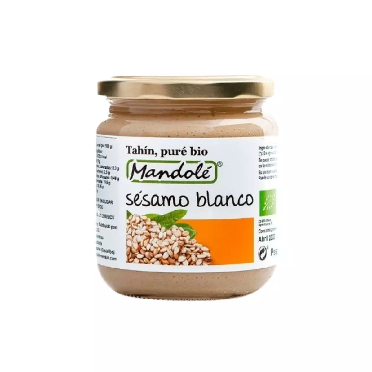 PURE DE SESAMO blanco 325gr. BIO