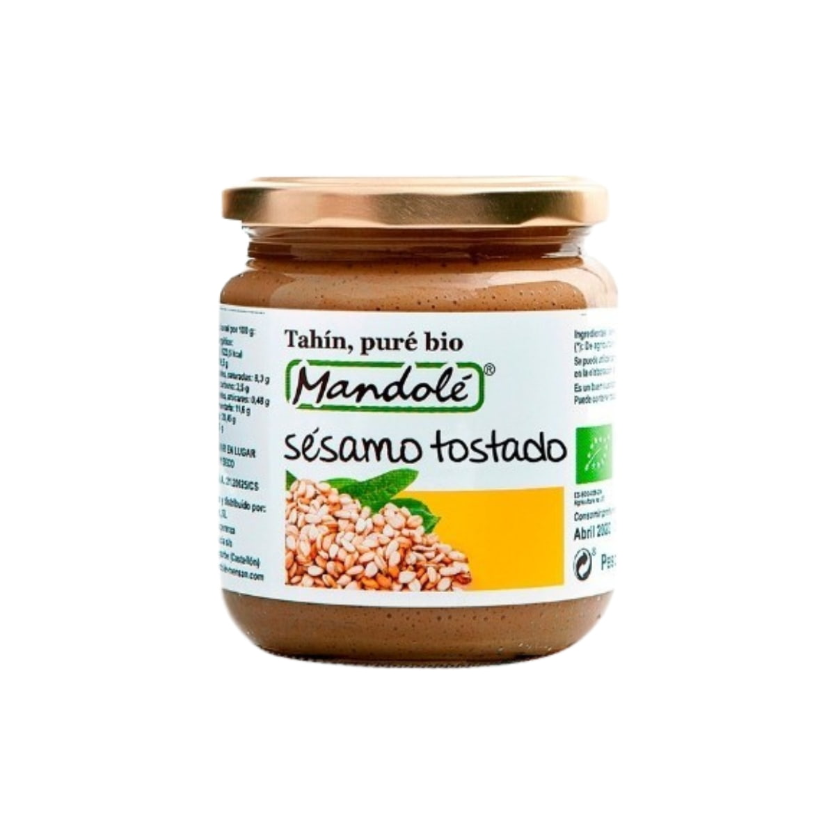 PURE DE SESAMO tostado 675gr. BIO