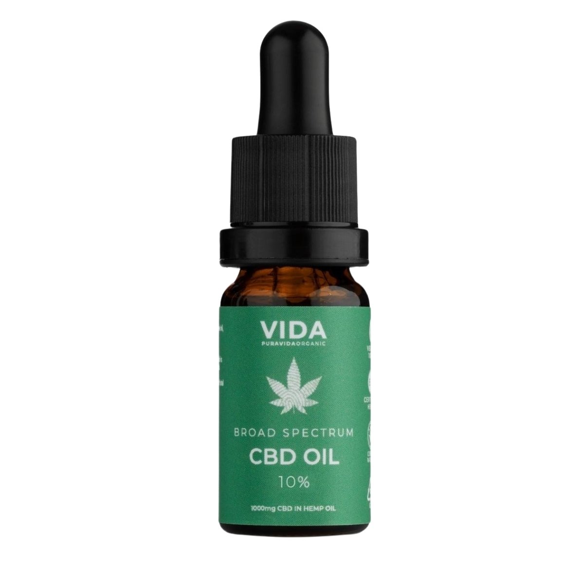 Aceite CBD de Amplio Espectro sin THC 10% 1000 mg – 10 ml