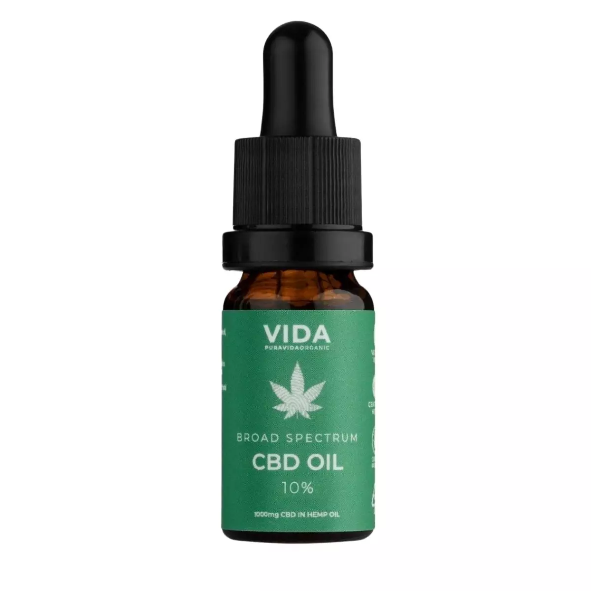 Aceite CBD de Amplio Espectro sin THC 10% 1000 mg – 10 ml