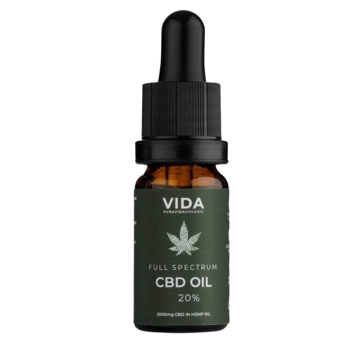 Aceite CBD de Amplio Espectro sin THC 20% 2000 mg – 10 ml