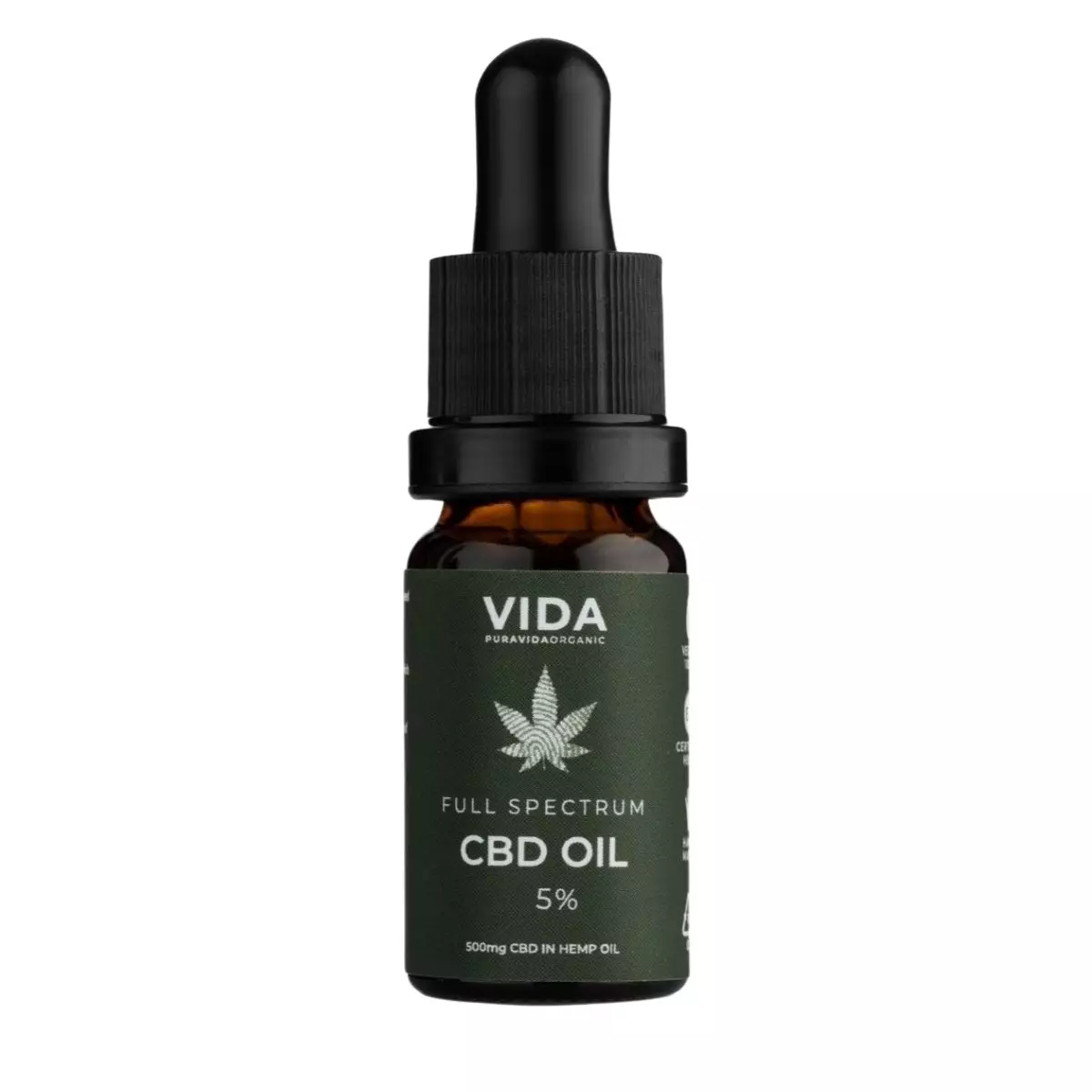 Aceite CBD de Espectro Completo con THC 5% 500 mg – 10 ml
