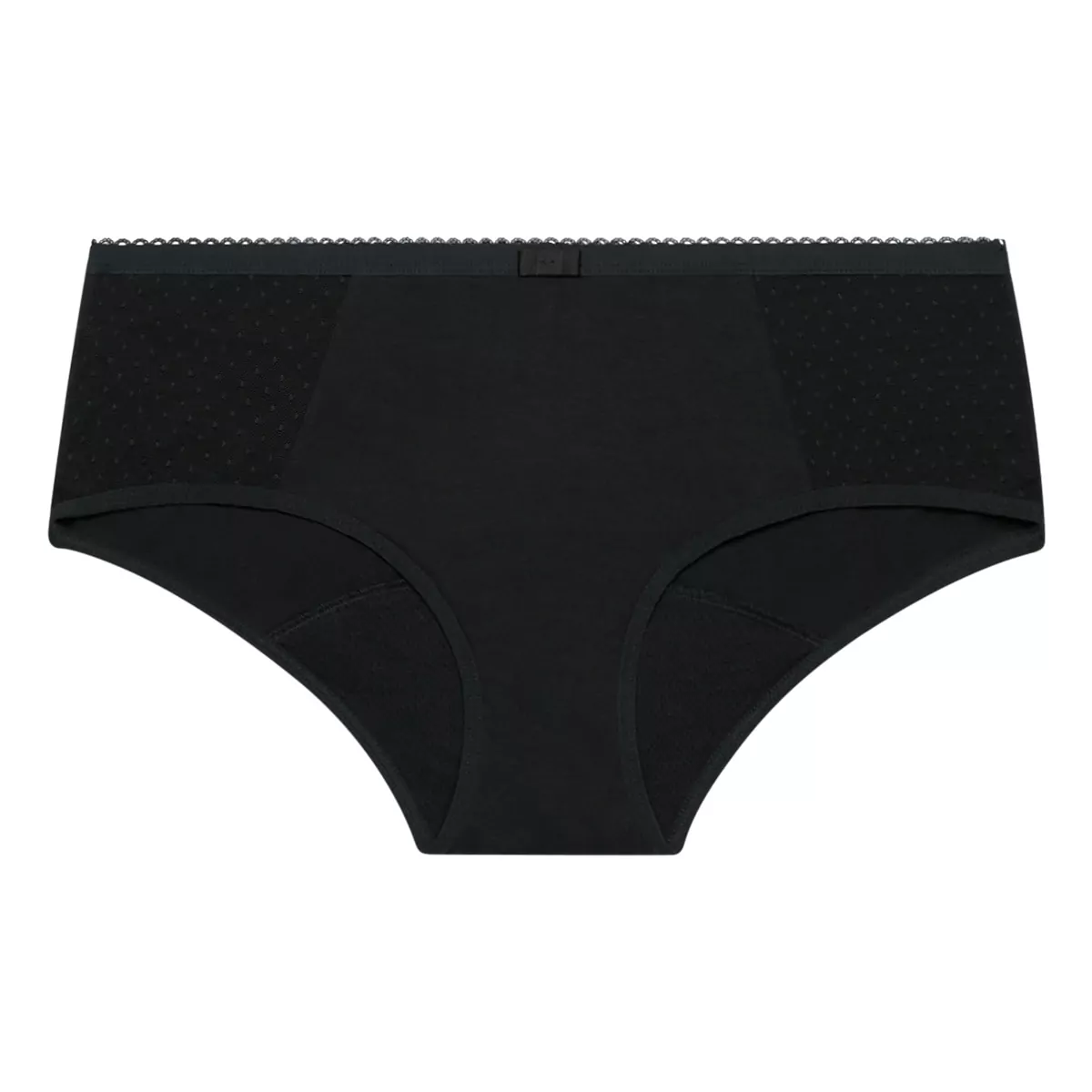 Culotte Menstrual Algodón Bio Encaje Flujo Moderado Talla 44/46