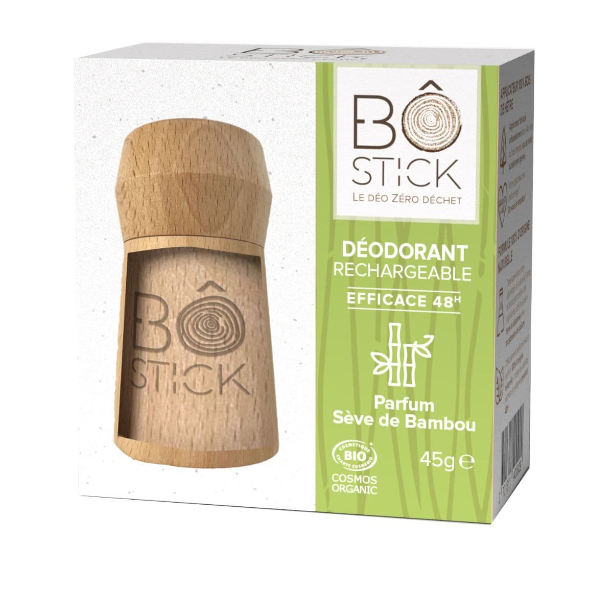 Desodorante Bo Stick Duo Savia de Bambú con aplicador