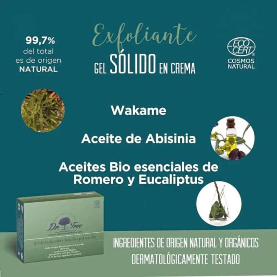 Gel Sólido Exfoliante con Alga de Wakame