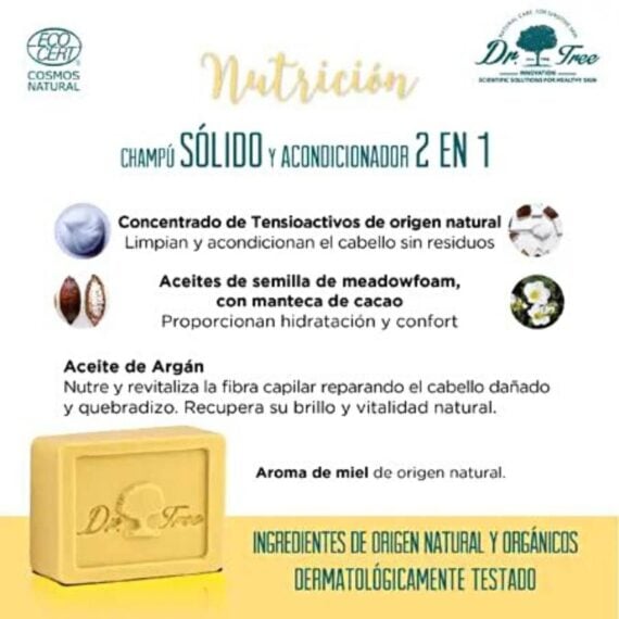 Champú Sólido y Acondicionador 2x1 – Nutrición