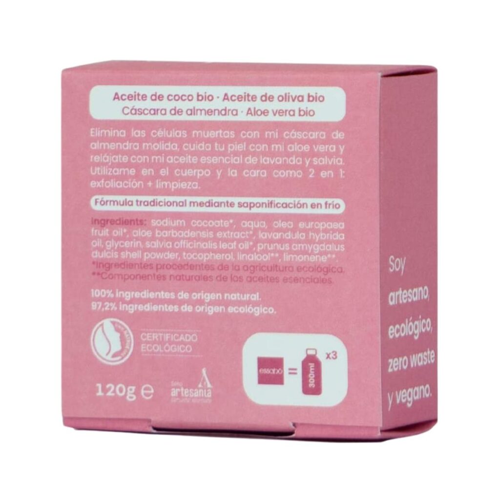 Jabón Ecológico Exfoliante 120 g detalle 1