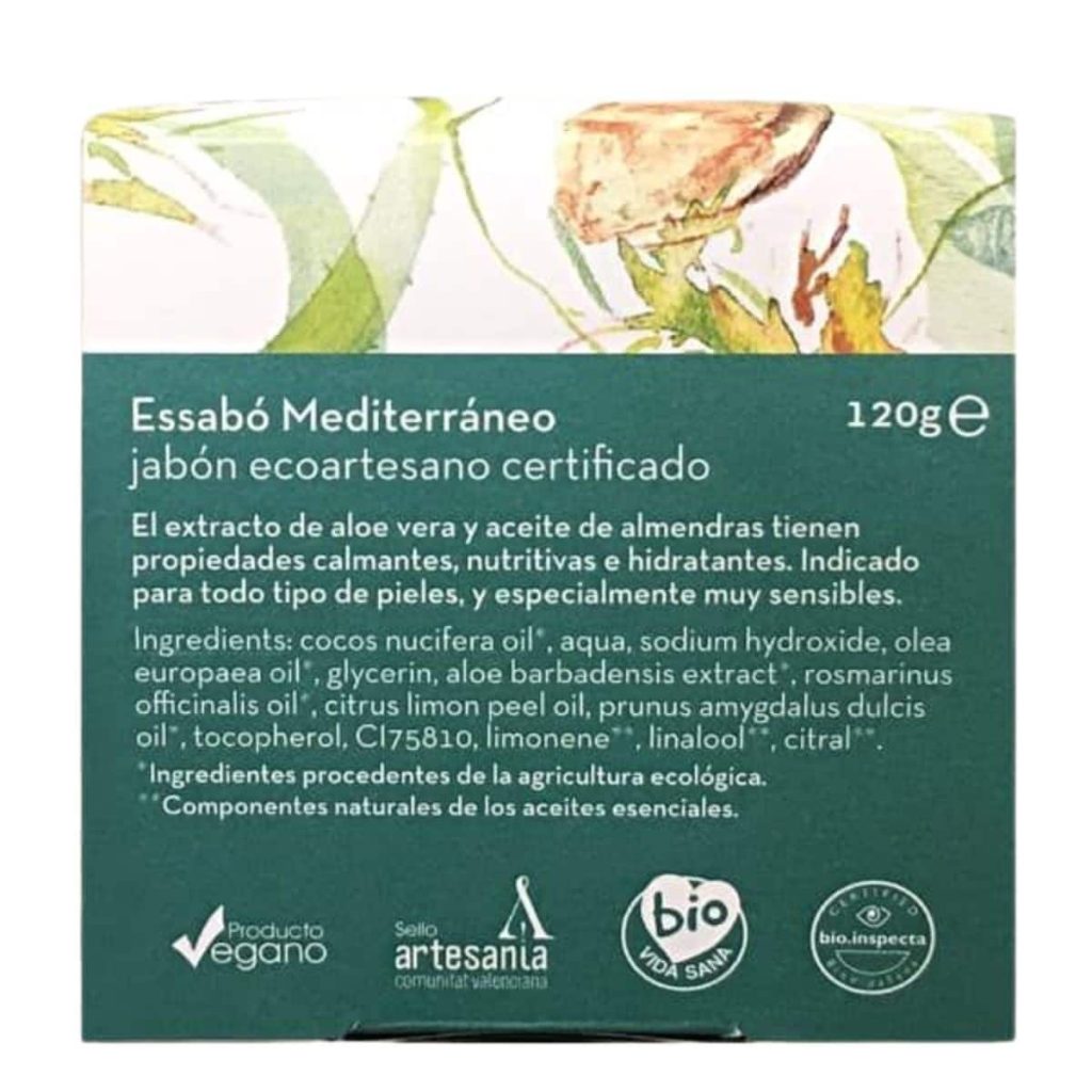 Jabón Ecológico Mediterráneo 120 g detalle 2