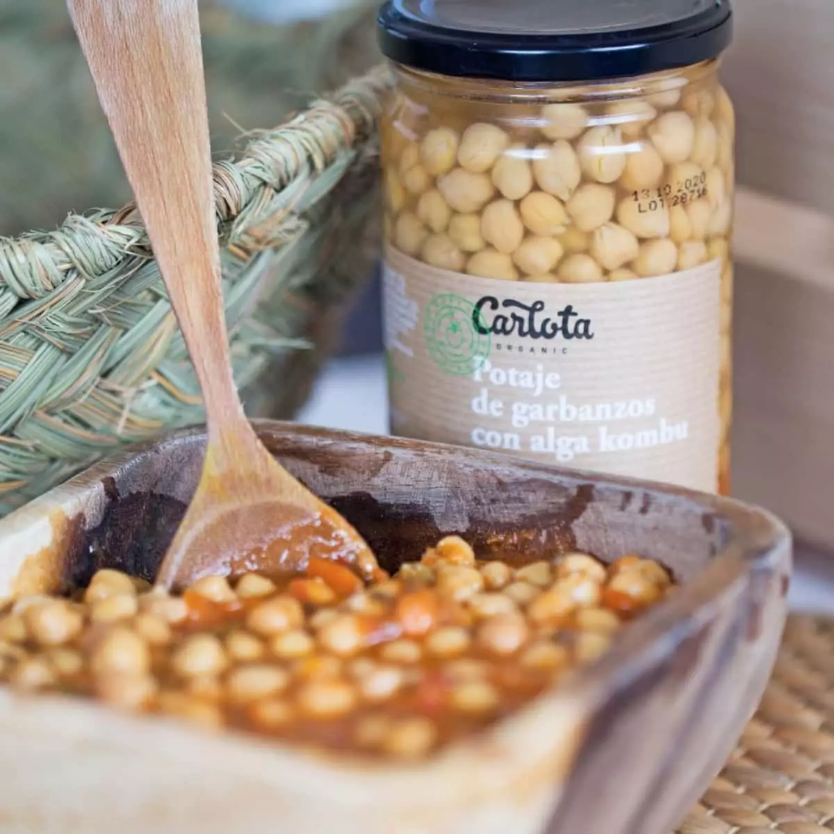 POTAJE DE GARBANZOS con alga kombu 350gr. ECO SG