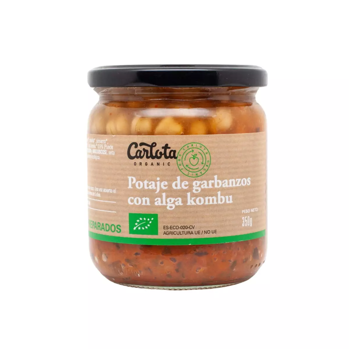 POTAJE DE GARBANZOS con alga kombu 350gr. ECO SG