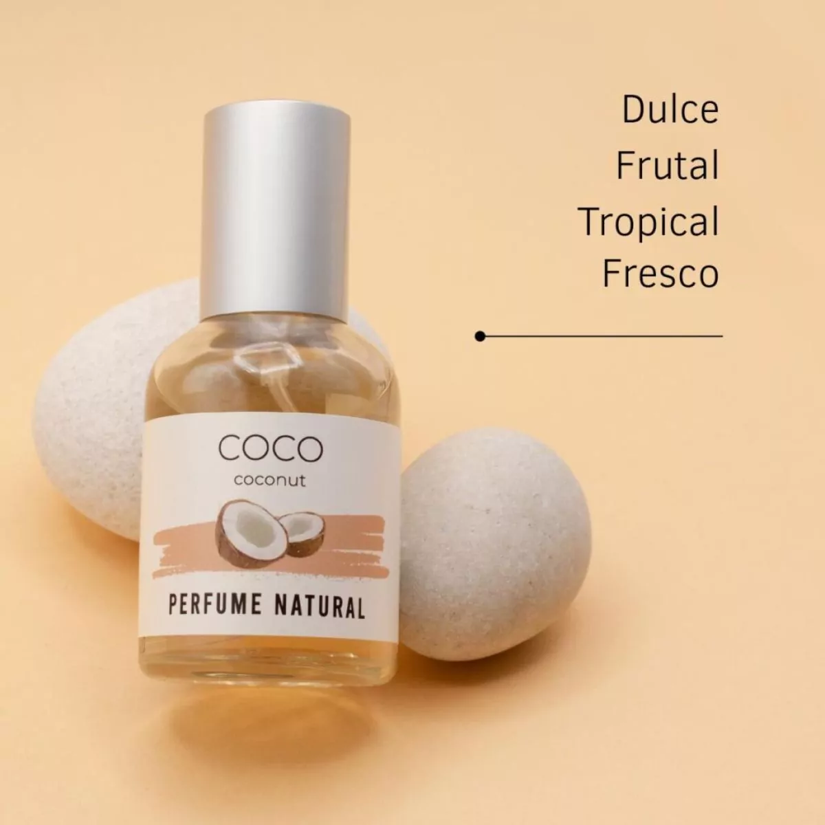 Características del Perfume Natural de Coco 50 mL