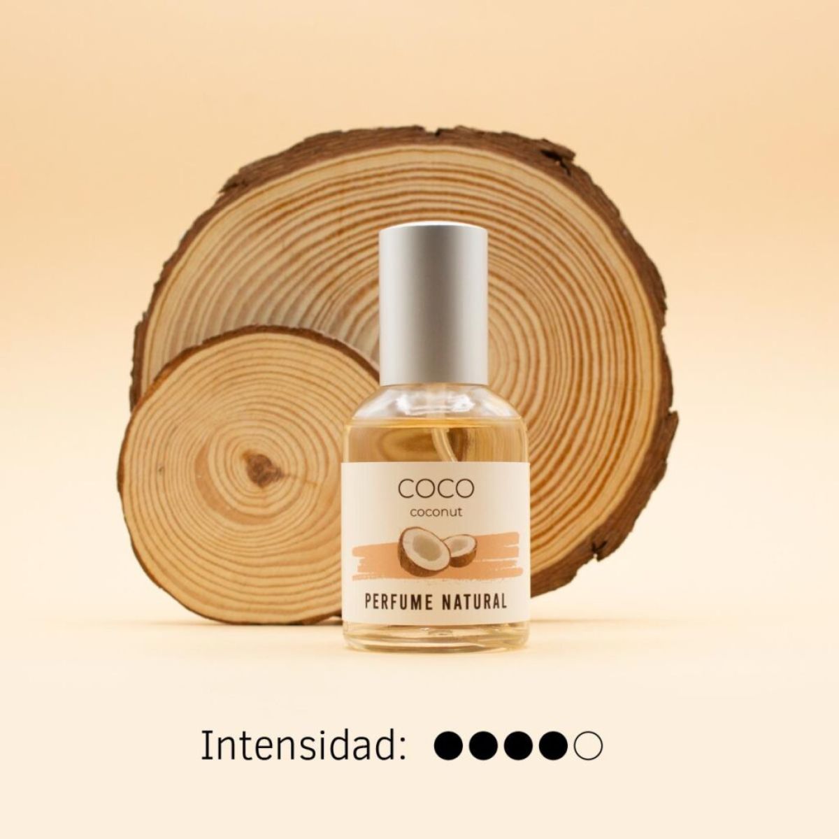 Tipo de intensidad Perfume Natural de Coco 50 mL