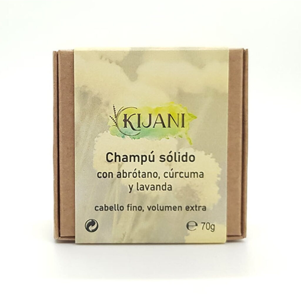 Champu solido cabello fino