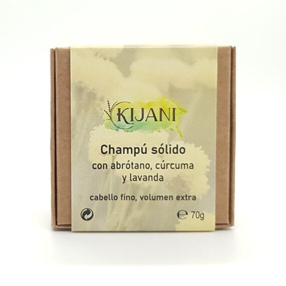 Champu solido cabello fino