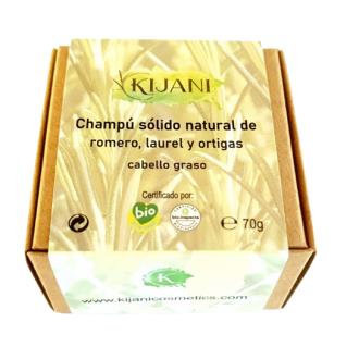 CHAMPU SOLIDO CABELLO GRASO romero y ortiga 70gr.