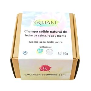 CHAMPU SOLIDO CABELLO SECO leche de cabra 70gr.
