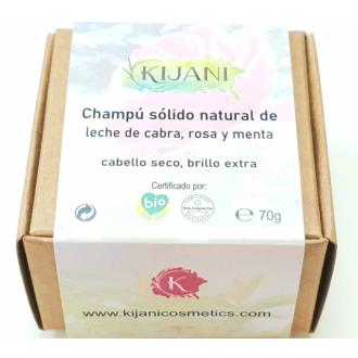 CHAMPU SOLIDO CABELLO SECO leche de cabra 70gr.