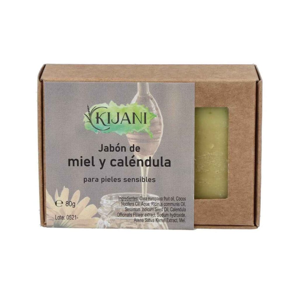 Jabón en Pastilla de Miel y Caléndula 80g