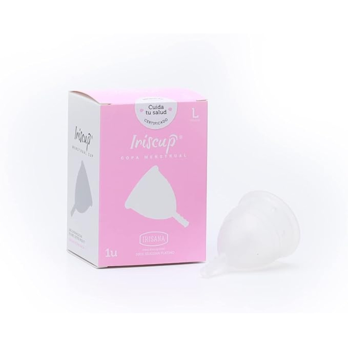 IRISCUP copa menstrual talla L transparente IR40L