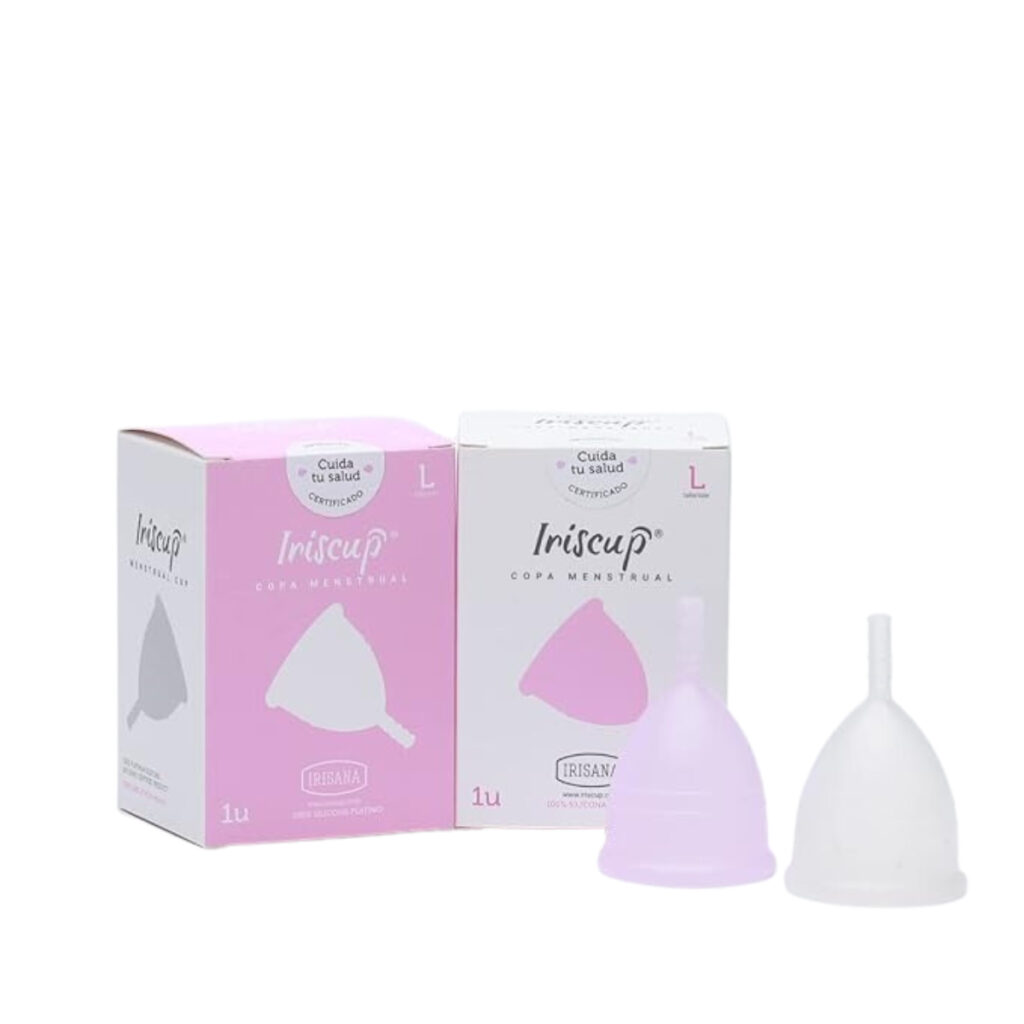 Copa Menstrual Talla L Transparente detalle 2