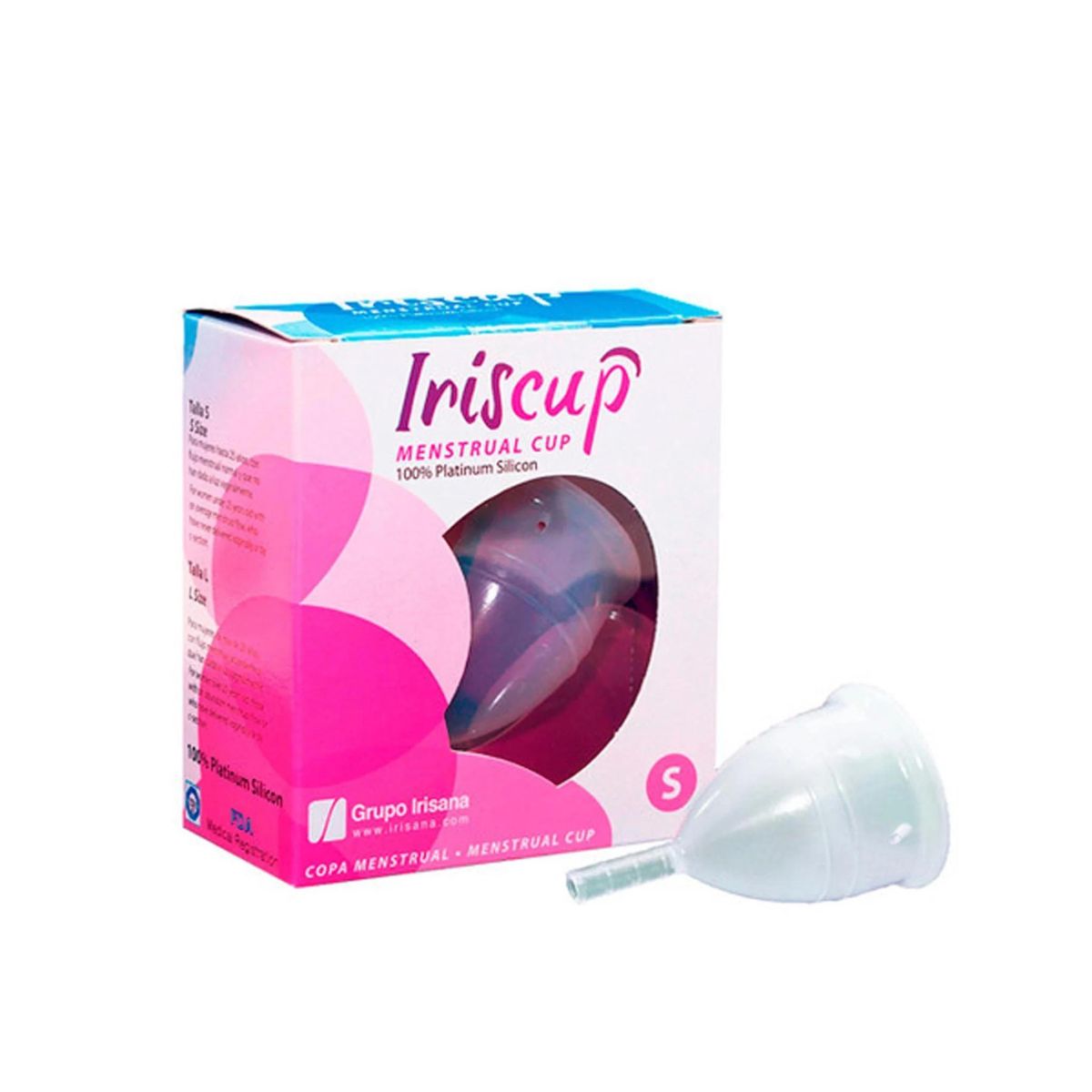 IRISCUP copa menstrual talla S transparente. IR40S