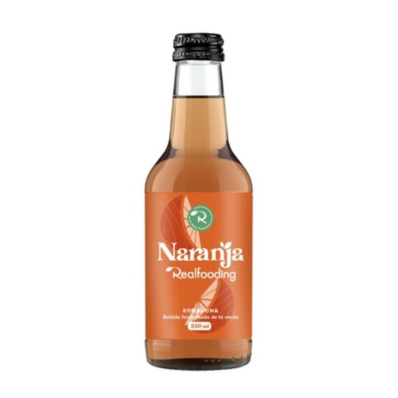 Kombucha Naranja RealFooding 250 mL