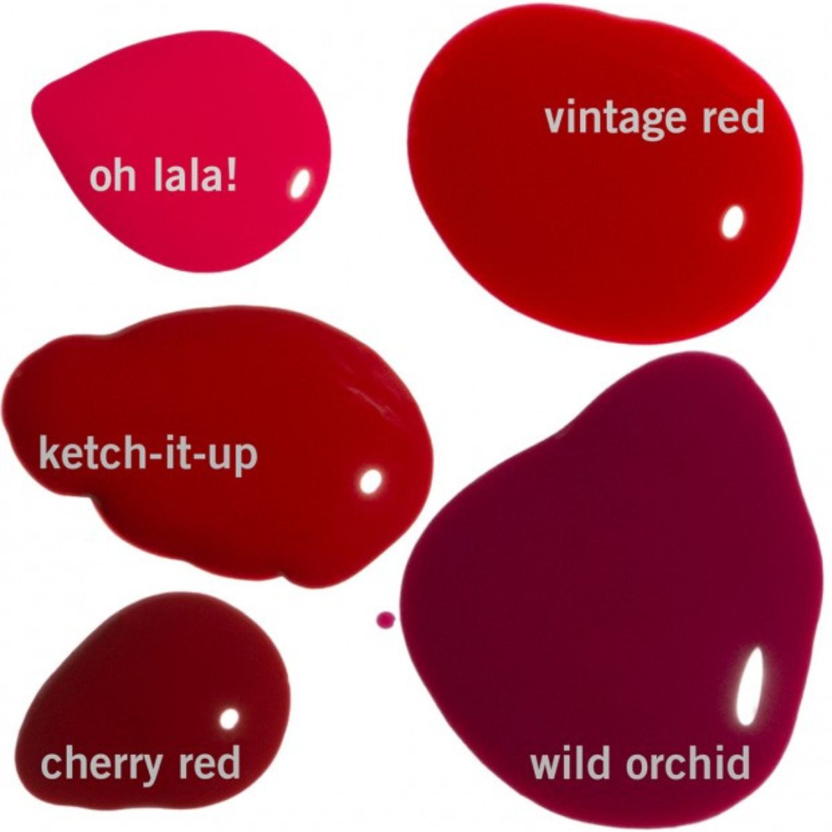 tonalidades de rojos en laca de uñas veganas