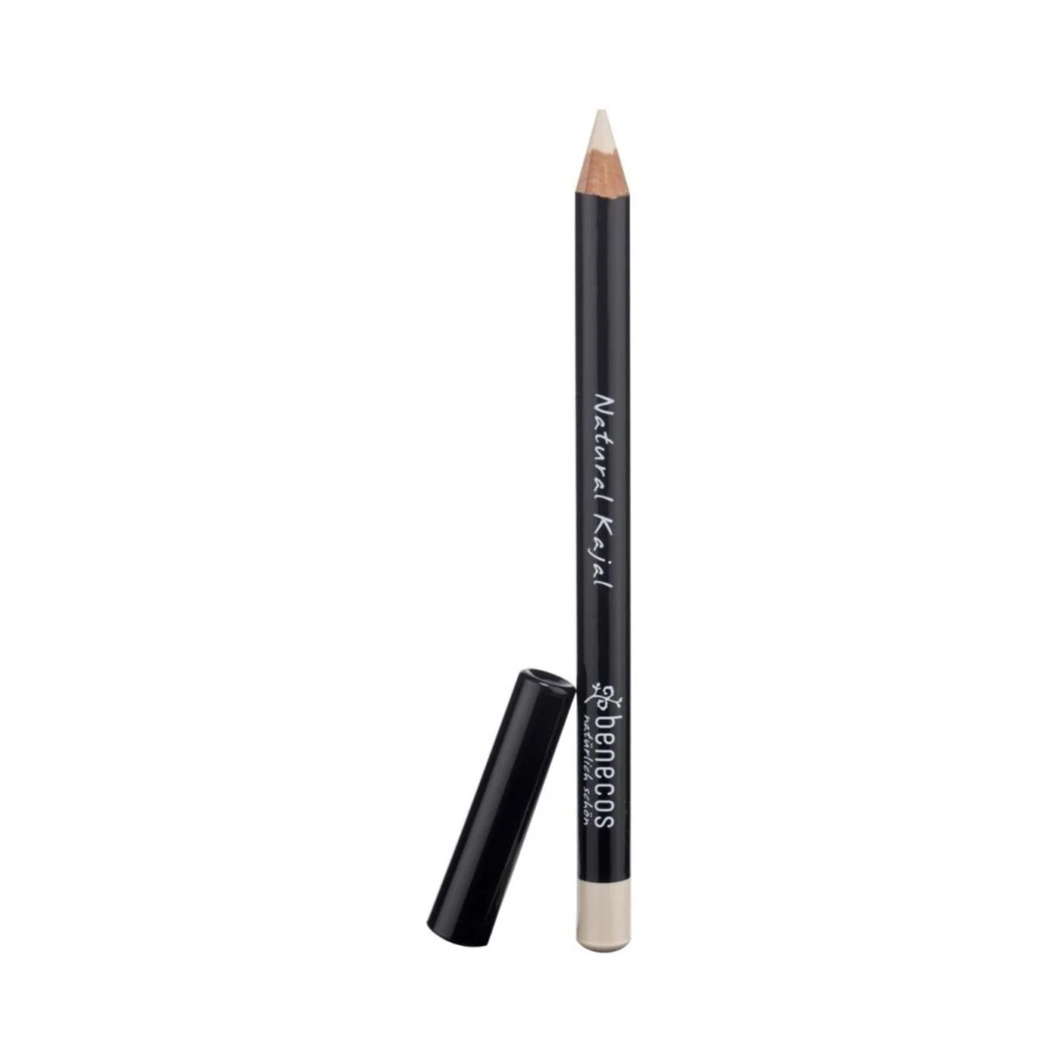 lapiz de ojos natural kajal vegano blanco bio benecos con tapa