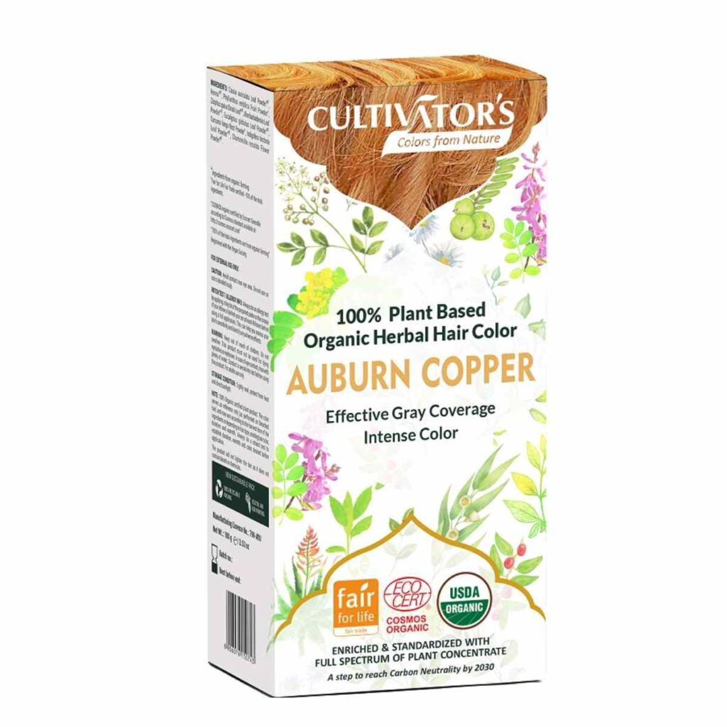 Tinte Orgánico - Cobrizo Dorado 100g