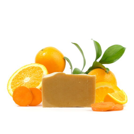 Jabón de naranja y zanahoria