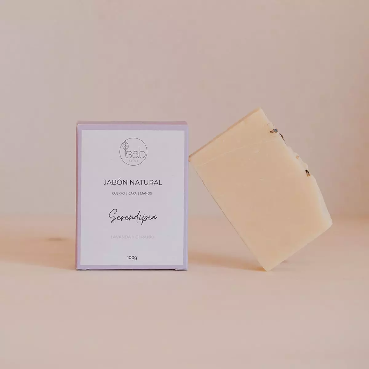 Jabón Sólido Lavanda y Geranio