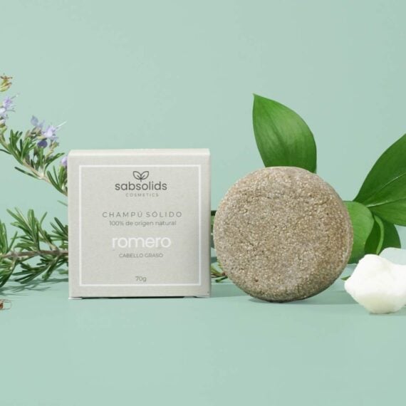 Champú Sólido de Romero para Cabello Graso