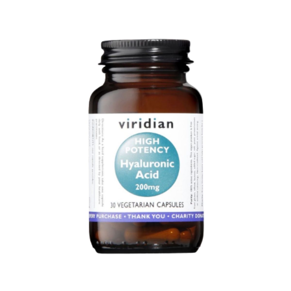 Ácido Hialurónico 200 mg - 30 Cápsulas Veganas