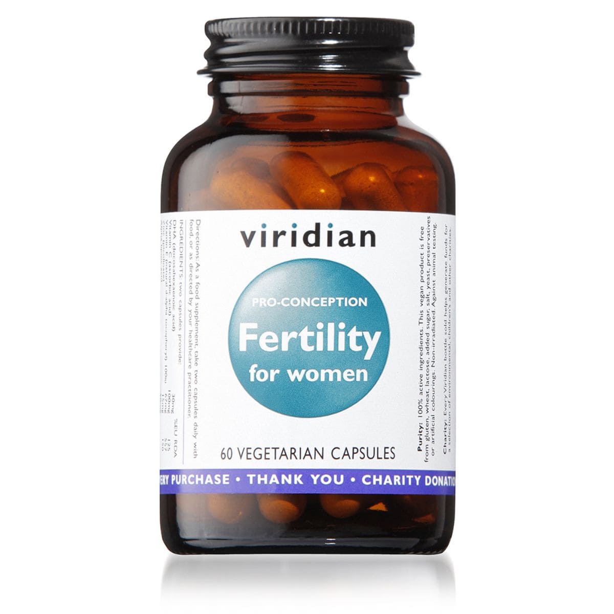 Fertility para Mujeres – 60 Cápsulas Veganas