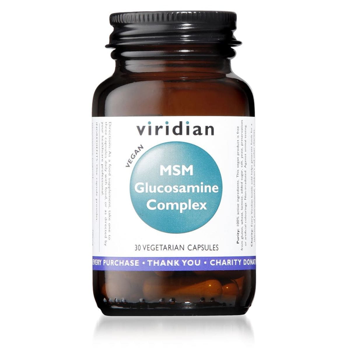 Glucosamina MSM – 30 Cápsulas Veganas