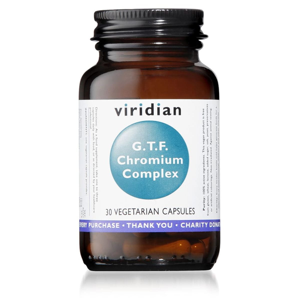 GTF Cromo Complex – 30 Cápsulas Veganas