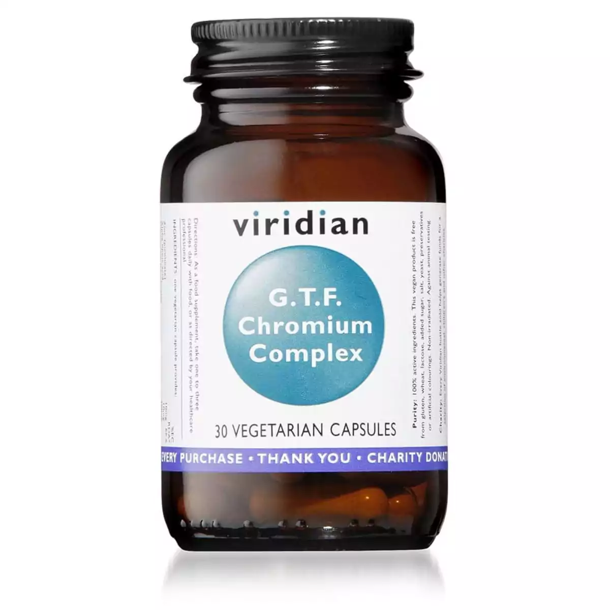 GTF Cromo Complex – 30 Cápsulas Veganas