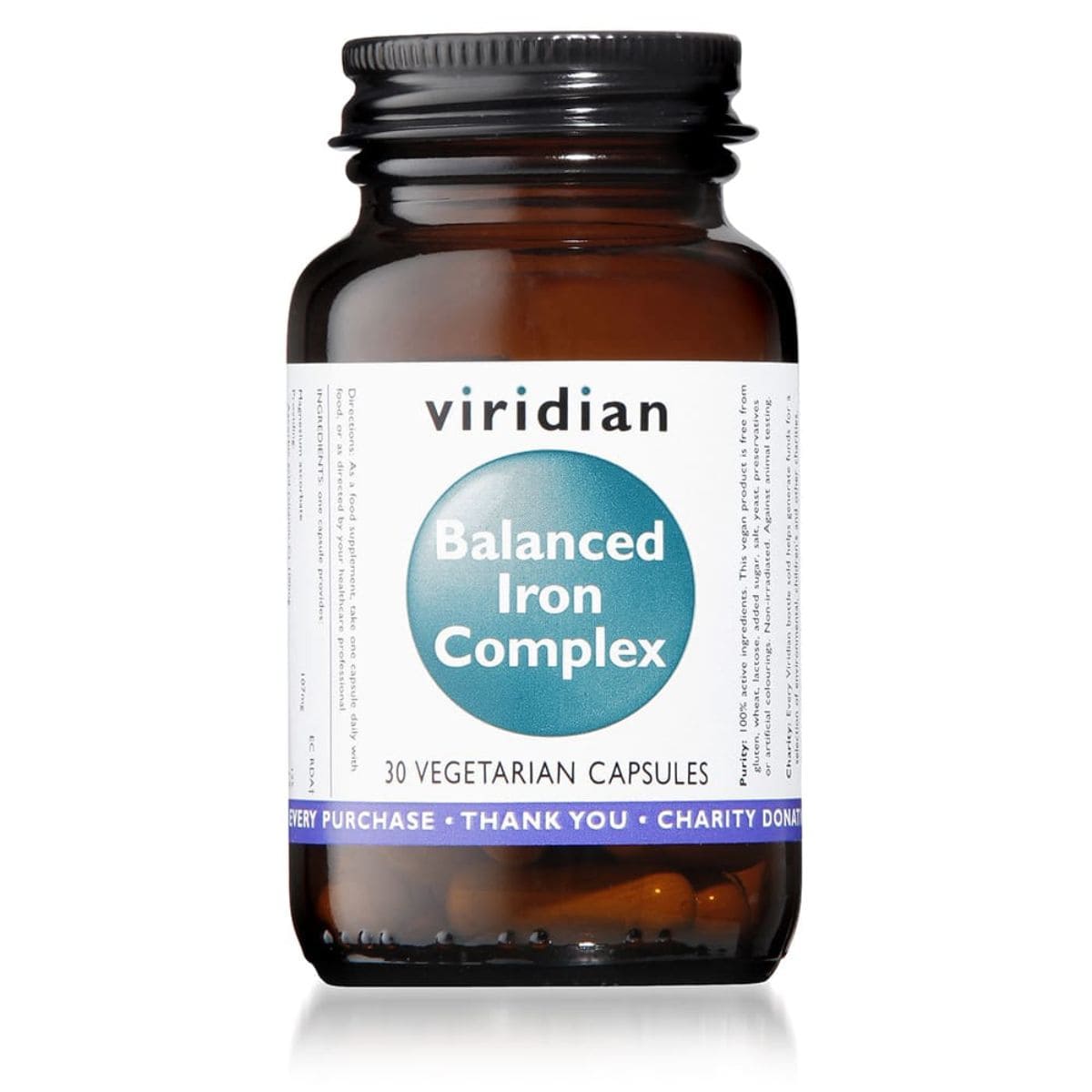 Hierro Balanceado Complex – 30 Cápsulas Veganas